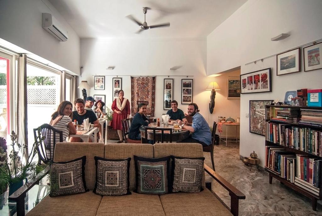 לינה וארוחת בוקר ניו דלהי Haveli Hauz Khas מראה חיצוני תמונה