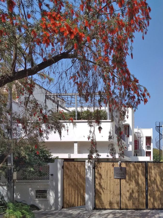 לינה וארוחת בוקר ניו דלהי Haveli Hauz Khas מראה חיצוני תמונה